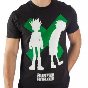 HXH Hunter X Hunter Gon Freecss & Killua Zoldyck Silhouette Anime Manga T-Shirt